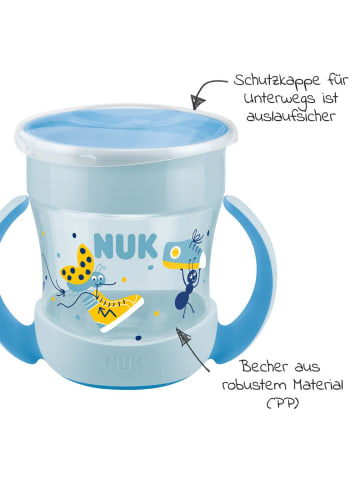 NUK Trinklern-Becher Evolution Mini Magic Cup 160 ml - in blau,motiv