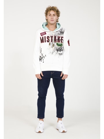 PLUS EIGHTEEN Herren Kapuzenpullover in Ecru
