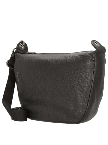 Mandarina Duck Mellow Leather - Umhängetasche 34 cm (warm taupe) in nero