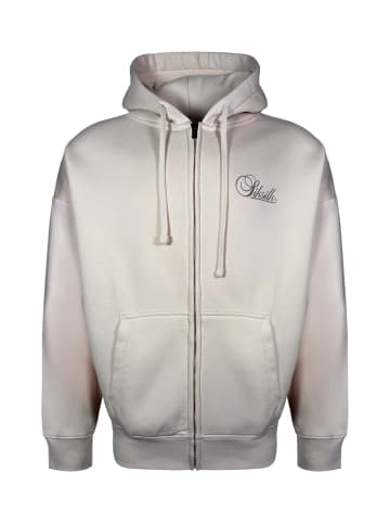 SikSilk Sweatjacke Essentials Full Zip in Ecru
