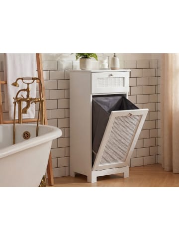 FineBuy Badregal in Weiß / MDF / 40x38x90