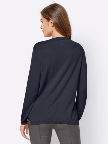 WITT WEIDEN V-Ausschnitt-Pullover in marine