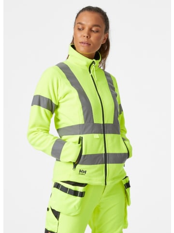 Helly Hansen Fleecejacke/Fleecepullover "Luna Hi Vis Fleece Jacket" in Gelb