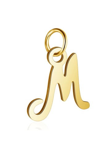 Bungsa Buchstaben-Anhänger in Gold