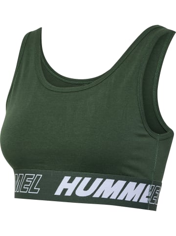 Hummel Sportoberteil Hmlte Maja 2-Pack Cotton Sports Top in BLACK/CLIMBING IVY