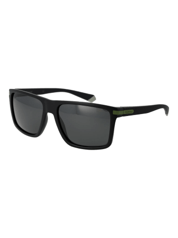 Polaroid Männer Sonnenbrille Rechtwinklig Schwarz
