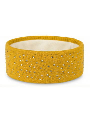 styleBREAKER Feinstrick Stirnband in Curry