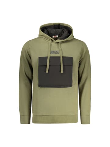 Rifle Grüner Baumwoll-Hoodie