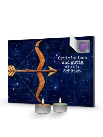 Mr. & Mrs. Panda adventskalender kerzen Sternzeichen Schütze Des... in Weiß