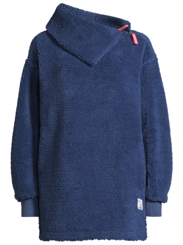 Salzhaut Fleecepullover für Damen in blau