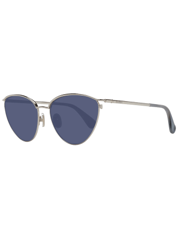 Max Mara Frauen Sonnenbrille Katzenauge Silber