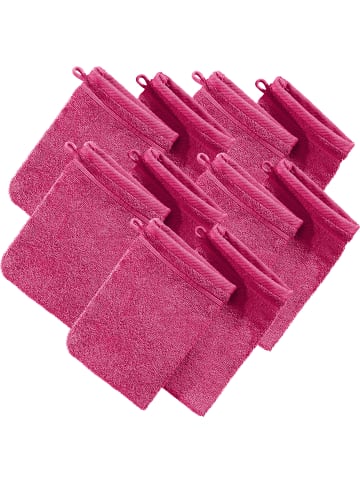 Erwin Müller Frottier Waschhandschuh 10er-Pack Heidelberg in pink
