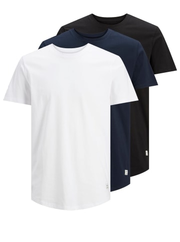 Jack & Jones T-Shirt JJENOA 3er PACK in verschiedene