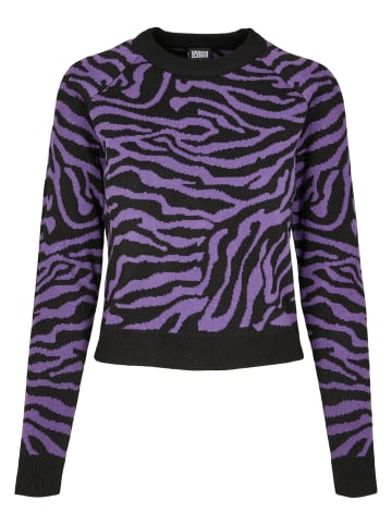 Urban Classics Urban Classics Gestrickter Rundhalsausschnitt in blk/pur