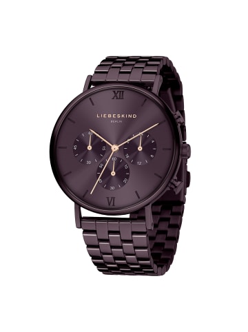 LIEBESKIND BERLIN Armbanduhr Modern Chronograph in lila