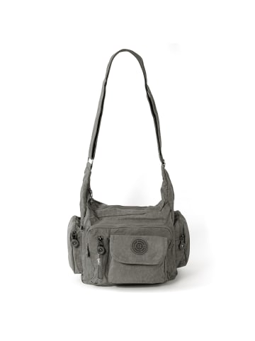 Bag Street Schultertasche Nylon grau ca. 30cm