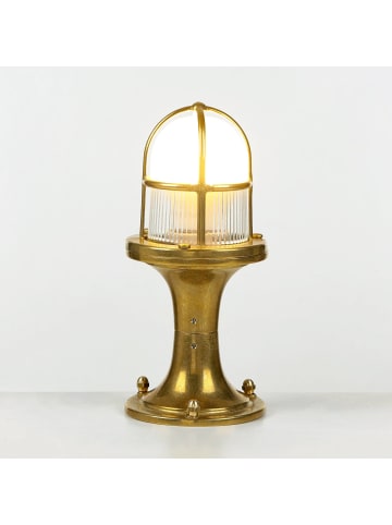 Licht-Erlebnisse Wegeleuchte (B)11.5 x (L)11.5 x (H)25 cm in MessingMessing