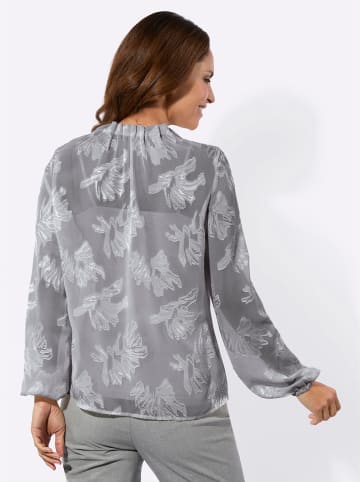 WITT WEIDEN Bluse in steingrau