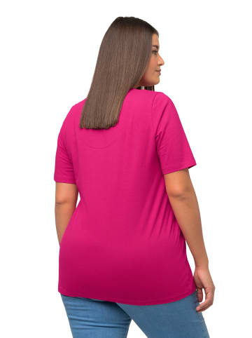 Ulla Popken Shirt in fuchsia pink