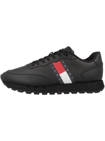 Tommy Hilfiger Sneaker low Tommy Jeans Leather Runner in schwarz