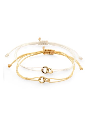 Elli Armband 925 Sterling Silber Infinity, Kreis in Weiß