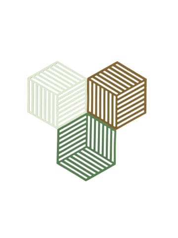 Zone Denmark Untersetzer Untersetzer in Grass/Mint/Liquorice