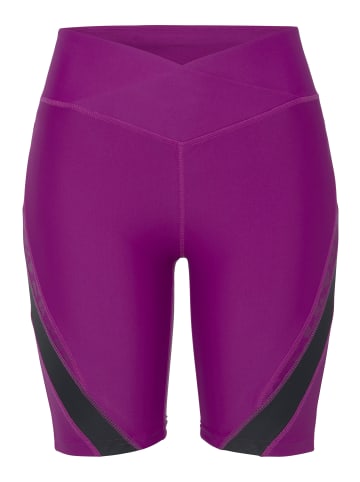 LASCANA ACTIVE Funktionsshorts in lila-schwarz