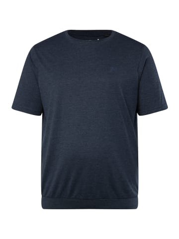Men Plus Kurzarm T-Shirt in navy blau