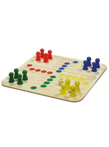 HCM Kinzel Gesellschaftsspiel Ludo ab 3 Jahre in Mehrfarbig