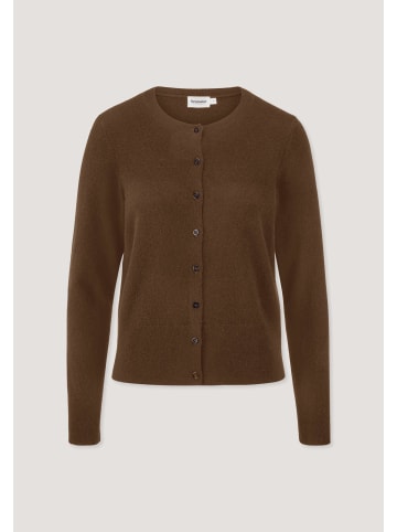 Hessnatur Strickjacke in bernsteinbraun