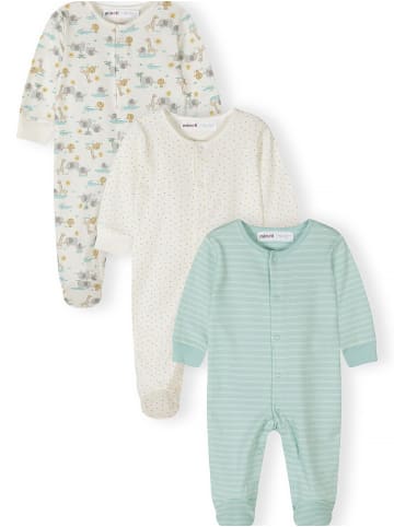 Minoti 3-er Pack Strampler NOSBABYPACK1 in weiß