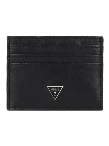 Guess Certosa Kreditkartenetui RFID Schutz Leder 9.5 cm in black