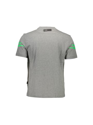 Plein Sport Graues Baumwoll-T-Shirt