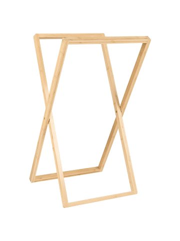 Beliani Handtuchhalter ARRAIAL in Braun - (W) 45 x (H) 80 x (L) 44 cm