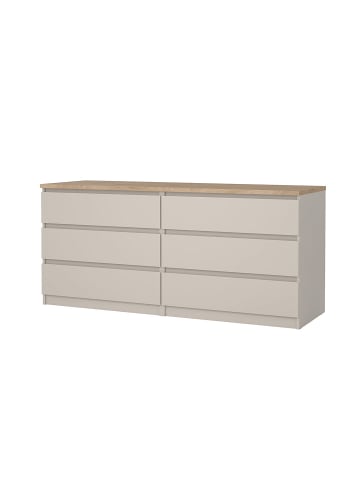 ebuy24 Kommode Naia Eiche 154 x 50 cm