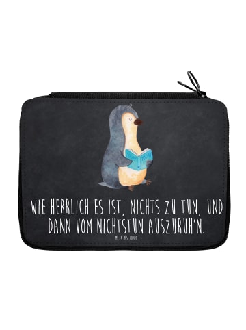 Mr. & Mrs. Panda Menschrmäppchen Pinguin Buch mit Spruch in Kreidetafel