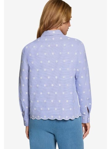 Zero  Langarmbluse in bluewhite