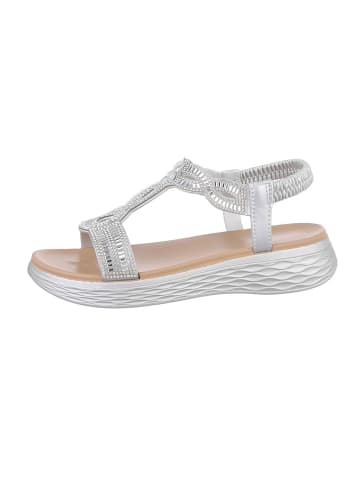 Ital-Design Sandale & Sandalette in Silber