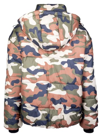 Urban Classics Urban Classics Damen Ladies Boyfriend Camo Puffer Jacket in rustycamo