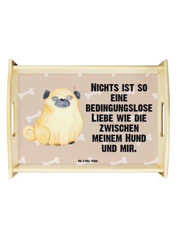 Mr. & Mrs. Panda sofatablett Mops mit Spruch in Hundeglück