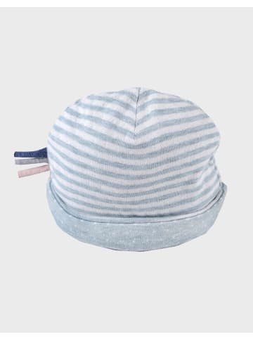 OrganicEra Baby-Mütze in Aqua Melange