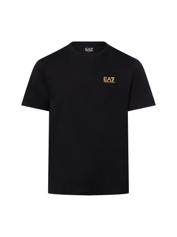EA7 T-Shirt in schwarz