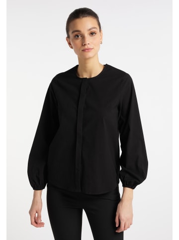 DreiMaster Klassik Bluse in Schwarz