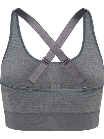 Hummel Bh Hmlmt Shine Multisport Damen in QUIET SHADE/SHARKSKIN MELANGE