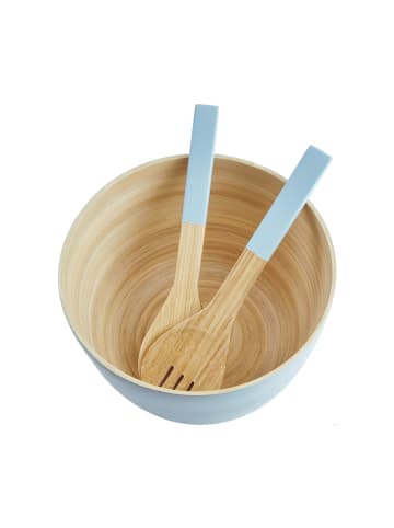 Butlers Salatbesteck 2-tlg. BAMBOO in Pastellblau