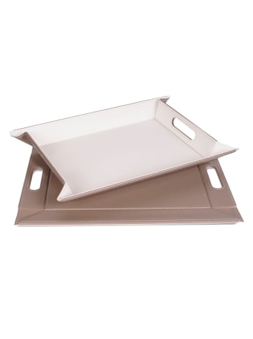 FREEFORM Wendetablett DUO in Weiss/Taupe - 55 x 41 cm