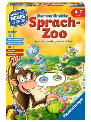 Ravensburger Sprach- und Leseförderung Der verdrehte Sprach-Zoo 4-7 Jahre in bunt