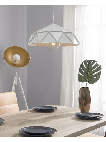 Beliani Pendelleuchten SENIA in Weiß - (W) 45 x (H) 120 x (L) 45 cm