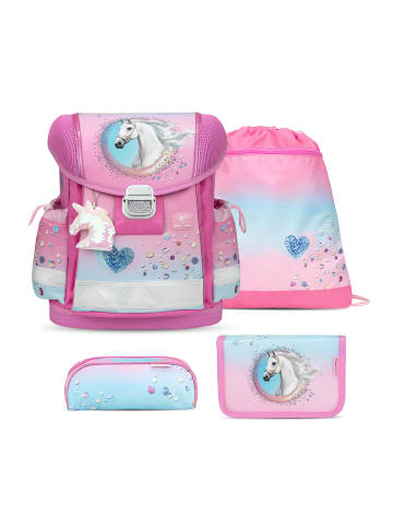 Belmil Classy Dreams Hooves - Pinky Schulranzen Set 4 teilig 