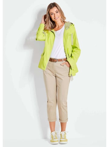 GOLDNER Parkajacke Sportive A-Linien-Jacke in hellgrün